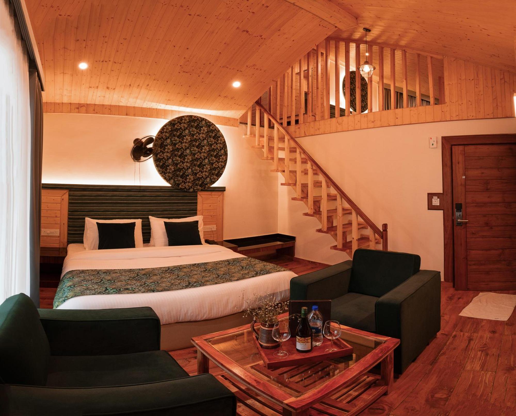 Hotel Nazaara - A Luxe Retreat à Manāli Extérieur photo